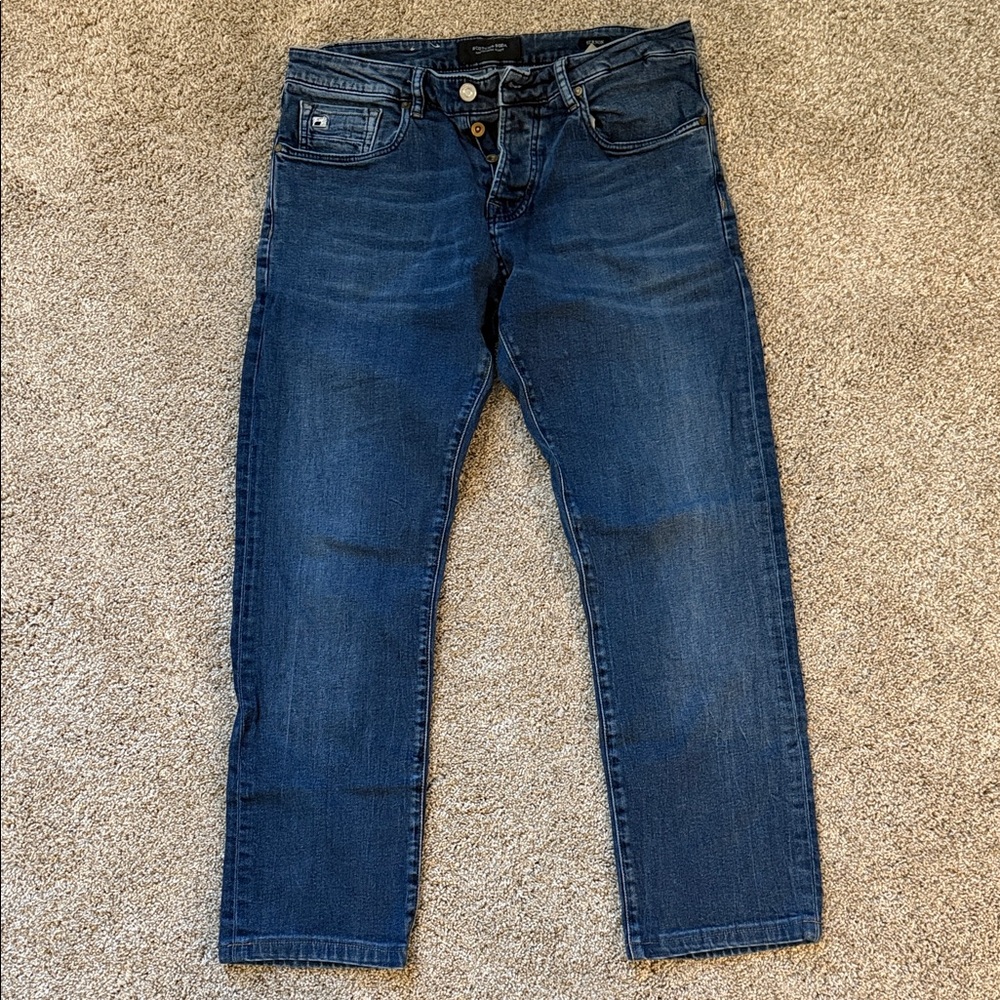 Scotch & Soda Dark Blue Relaxed Jeans